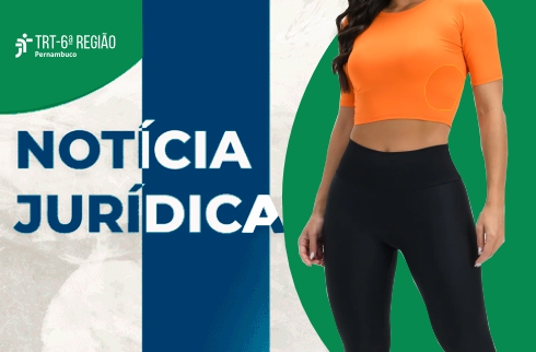 10ª Vara do Trabalho de Recife determina que posto de combustível forneça uniforme adequado a funcionárias - CSJT2 17 Fotografia de uma mulher com uma calça legging e um cropped.