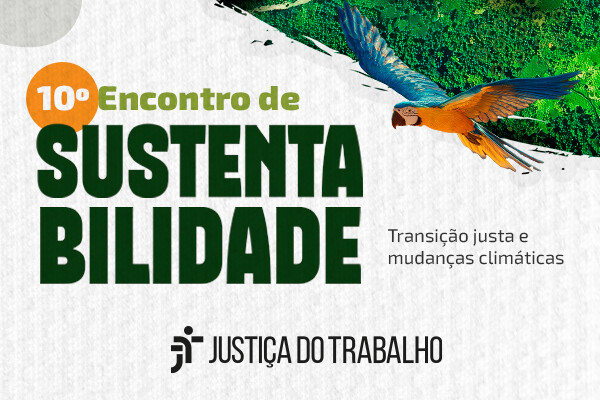 arte gráfica em fundo branco com imagem e texto. A principal imagem é de uma arara azul. O texto ocupa a parte central e esquerda, destacando o evento