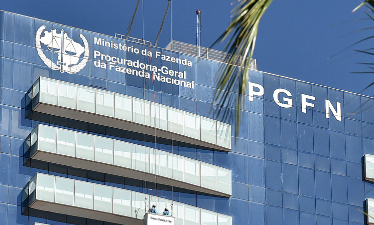 Todas as Notícias 5 Foto destacando a fachada do edifício-sede da PGFN