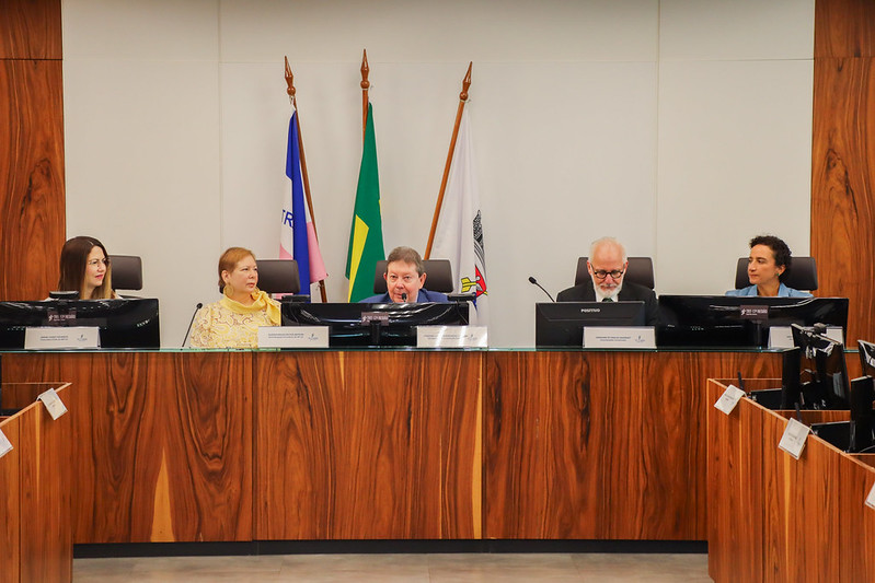 Mesa de abertura da correição no TRT-17