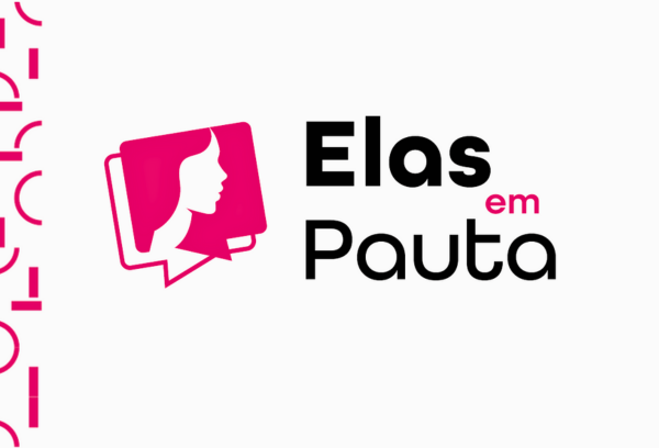TRT-RJ prioriza conciliação de processos com mulheres como reclamantes na pauta temática "Elas em Pauta" no mês de março - CSJT2 9 Fotografia com fundo branco, partes rosas, duas caixas de diálogo uma sobre a outra e o texto: Elas em Pauta.